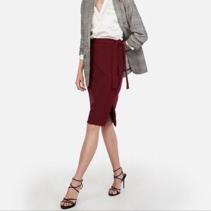 NWT Express Side Tie Pencil Skirt